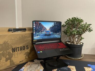 ноутбук nitro: Ноутбук, Acer, 16 ГБ ОЭТ, Intel Core i5, 15.6 ", Колдонулган, Жумуш, окуу үчүн, эс тутум SSD