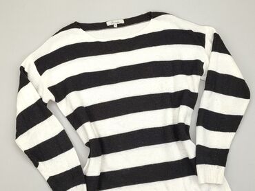 czarne bluzki w białe kropki: Sweter, M, stan - Dobry