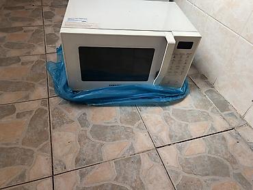 elektrik peclər: Mikrodalğalı soba Samsung, Ayrıca dayanan, Mikrodalğalar ilə, rəng - Ağ, İşlənmiş — 1