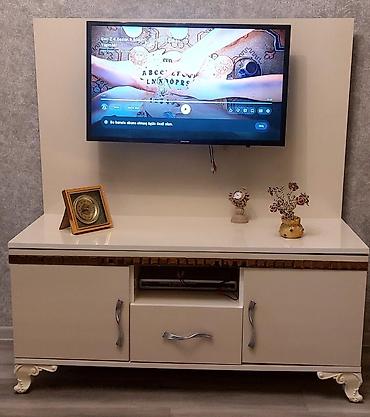 qab rəfi: TV stendi və panel – klassik-modern dizayn — 1