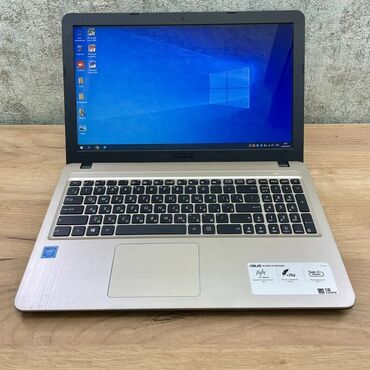 крепление для кондиционера: Ноутбук, Asus, до 2 ГБ ОЗУ, Intel Celeron, 15.6 ", Для несложных задач, память SSD