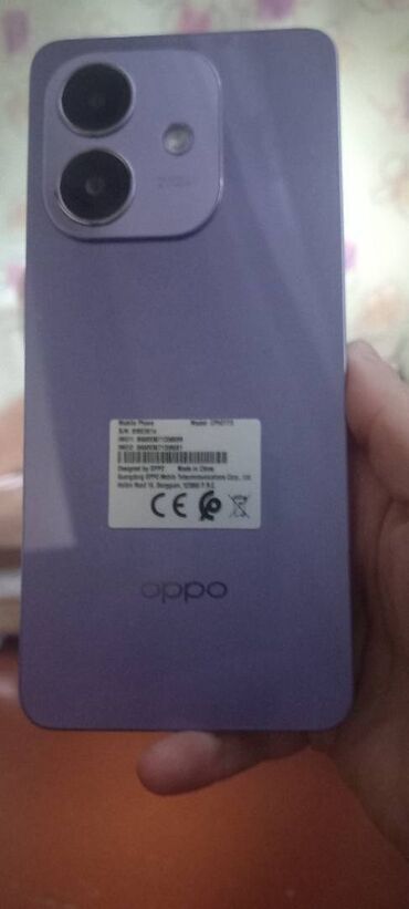 hdd yaddaş: Oppo 5i, 4 ГБ, цвет - Фиолетовый, Сенсорный, Отпечаток пальца, Face ID