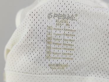 biustonosz 90 b: Biały biustonosz/top sportowy PEEAIl, rozmiar z metki: XL/XXL - — 4