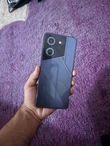 İnformatika: Tecno Pova 5 Pro, 256 GB, rəng - Göy, Zəmanət, Sensor, Barmaq izi