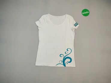 Koszulka M (EU 38), wzór - Print, kolor - Biały