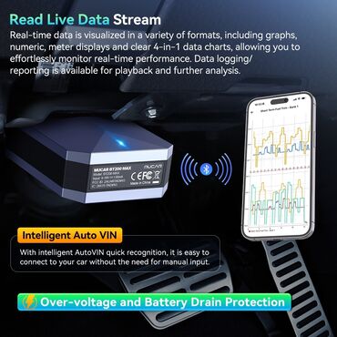Alati za automobile: Novo- MUCAR BT200 MAX OBD2 CAN-FD Bi-directional ECM TCM ABS Novi — 8