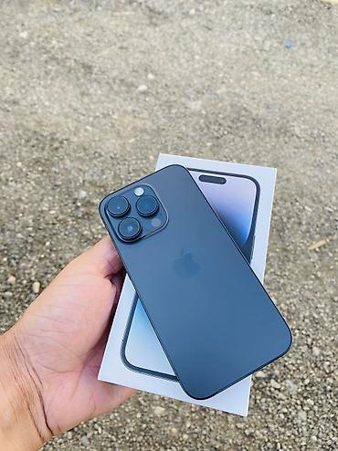 ikinci el iphone 16: IPhone 14 Pro, 256 GB, Qara, Face ID, Sənədlərlə, Simsiz şarj — 1