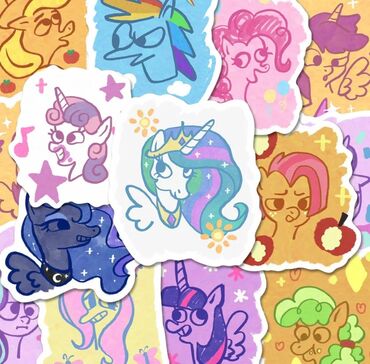 флипчарты wow wee с дополнительными планками: Наклейки «My little pony” глянцевые есть множество второстепенных
