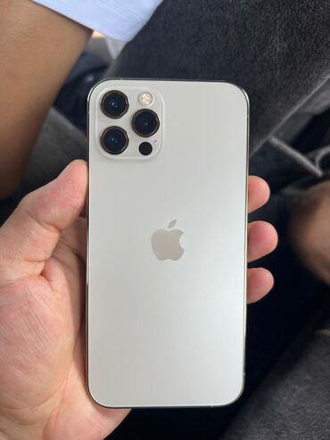 айфон 12 мин: IPhone 12 Pro, Б/у, 128 ГБ, Золотой, Защитное стекло, Чехол, 79 %