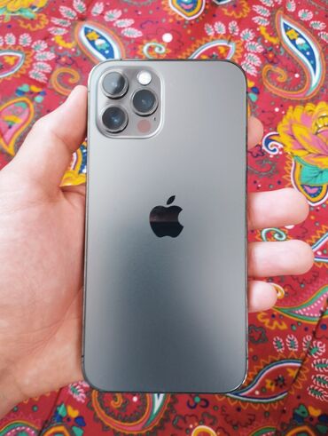 озу ddr4: IPhone 12 Pro, Колдонулган, 128 ГБ, Кара, Заряддоочу түзүлүш, Коргоочу айнек, Каптама, 98 %