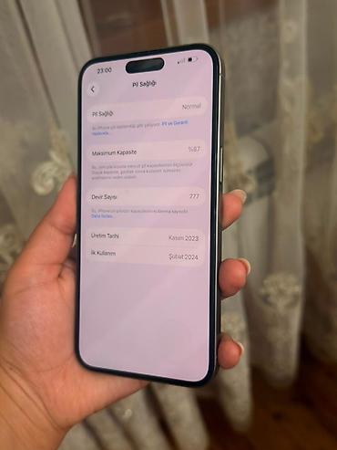 IPhone 15 Pro, 256 GB, Natural Titanium lalafo.az -da IPhone 15 Pro, 256 GB, Natural Titanium