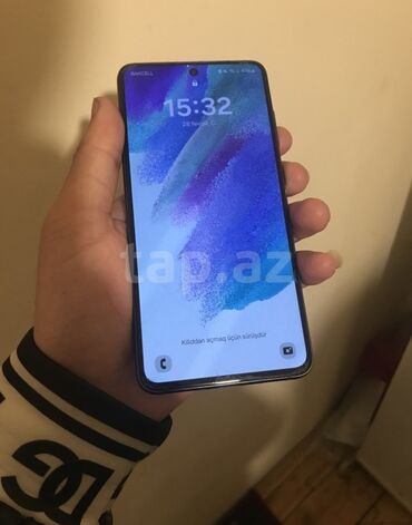 samsung galaxy note 11 plus: Samsung Galaxy S21 FE, 128 GB, rəng - Qara, Zəmanət, Sensor, Barmaq izi