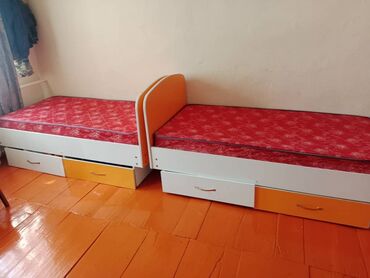 детские двухъярусные кровати в бишкеке цены: Односпальная кровать, Б/у, С матрасом, длина - 200 см