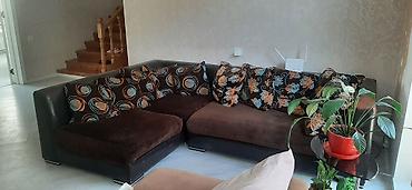 Divanlar: Künc divan, İşlənmiş, Açılmayan, Bazasız, Parça, Çatdırılma yoxdur — 1