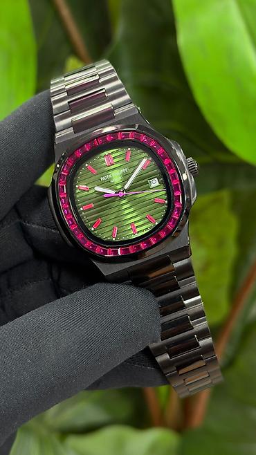 qaş daş: Yeni, Qol saatı, Patek Phillipe, rəng - Qara — 1