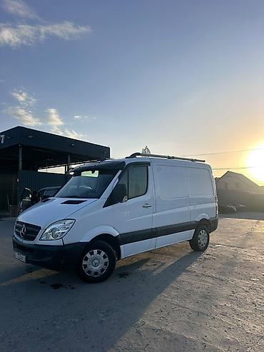 Транспорт: Mercedes-Benz Sprinter фургон (короткая база, средняя крыша), белый — 5