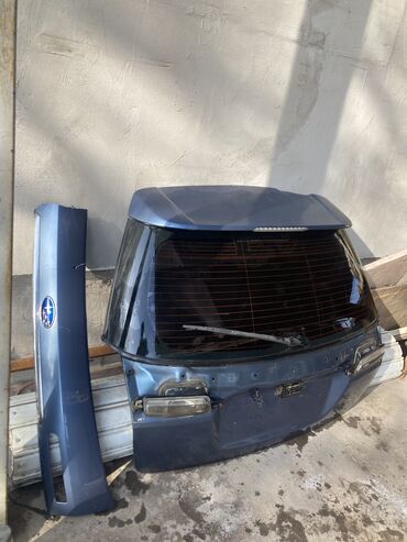 акумлятор ремонт: Крышка багажника Subaru Б/у, цвет - Голубой,Оригинал