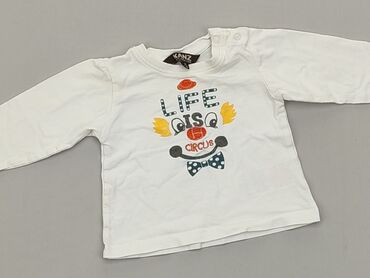 biała bluzka i czarna spódnica dla dzieci: Bluzka, 0-3 m, stan - Dobry