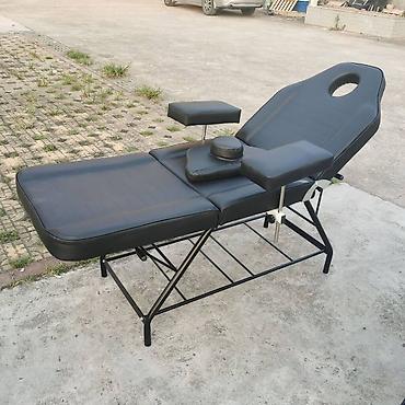 Medicinski nameštaj: Profesionalna kozmetička tatto medicinska stolica – crna — 9