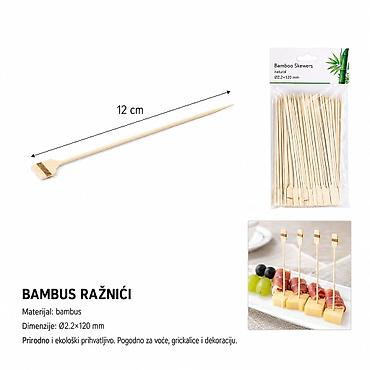 KMT Bambusovi štapići 5404241 Bambusovi štapići za pripremu