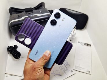 Redmi: Redmi, Redmi 13C, Б/у, 256 ГБ, цвет - Синий, 1 SIM, 2 SIM, eSIM — 7