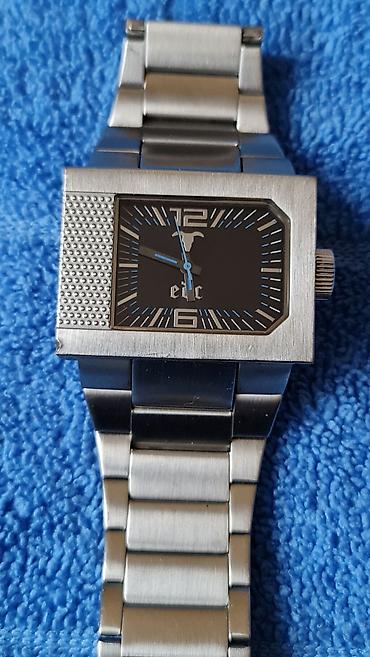 Ručni satovi: EDC by Esprit muški ručni sat – pravougaono kućište i čelična — 2