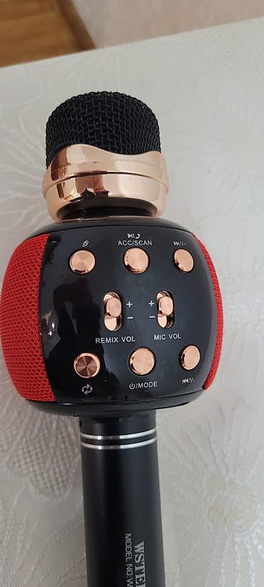 mikrofon: Məhsul: Portativ karaoke mikrofonu və Bluetooth dinamik (WSTER, Model — 3