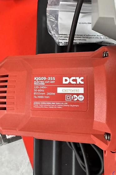 Оборудование для производства: Отрезная машина DCK KJG09-355 по металлу. Модель предназначена для — 4
