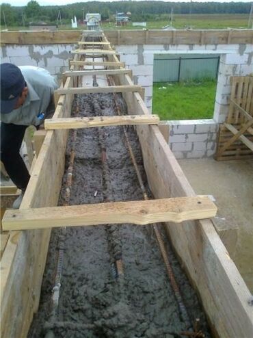 Бетонные работы: Опалубки, Фундамент, Стяжка Гарантия, Бесплатная консультация Больше 6 лет опыта — 5