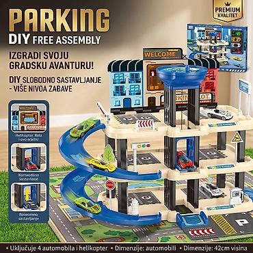 grubin obrenovac: 10. 🚗🏙️ VIŠESPRATNA GARAŽA SA AUTIĆIMA – PARKING SET 🏎️🅿️ 🔥 CENA — 1