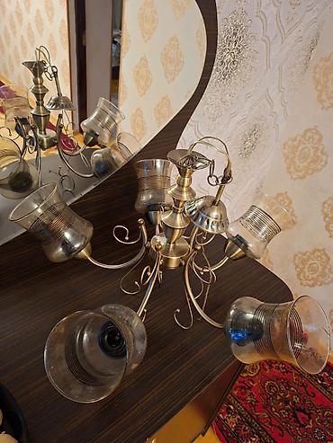 krucok: Çılçıraq, 5 lampa, Metal — 3