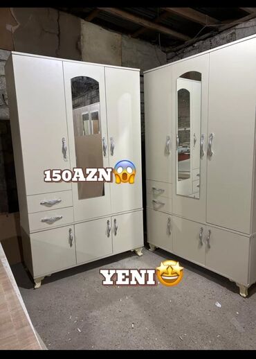 2 ci əl seyf qapılar: Açılan, 3 qapılı Düz dolab, Şifonyer