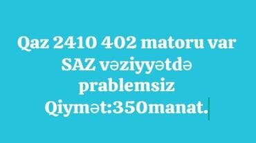 qaz2410 satisi: QAZ 2410, 2.4 l, Benzin, Orijinal, Rusiya, İşlənmiş