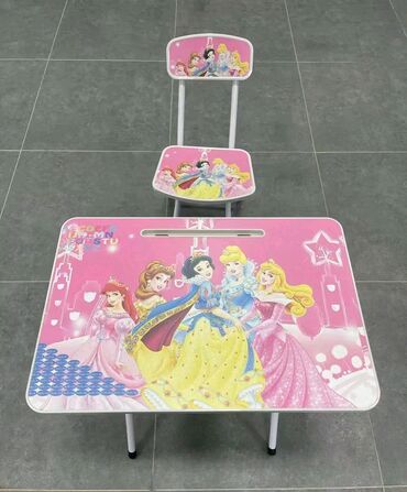 Setovi stolova i stolica: Dečiji set sto + stolica sa motivima crtanih junaka - Praktičan set — 5
