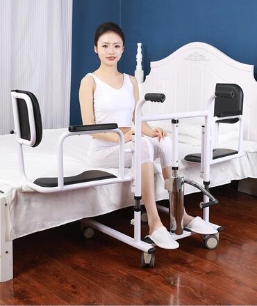 Другие медицинские товары: Стул туалет подъемник гидравлический новый многофункциональный на — 3