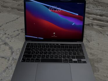макбук эир: Ультрабук, Apple, 8 ГБ ОЗУ, Apple M1, 13.3 ", Б/у, Для работы, учебы, память SSD
