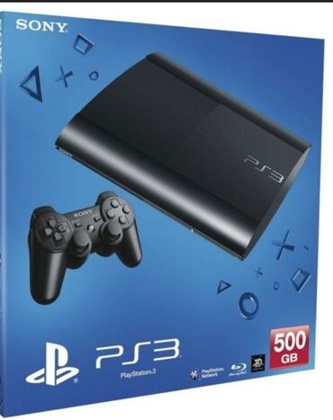 playstation 4 slim 500gb: Super Slim Play Station 3 satılır,500gb yaddawnan içində 72