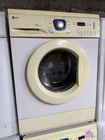 Стиральные машины: Стиральная машина LG, Б/у, Автомат, До 9 кг, Узкая — 13