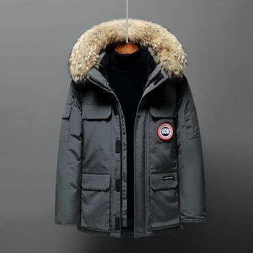 Куртки: Мужская куртка, 3XL (EU 46), Canada Goose, Новый, цвет - Серый, Самовывоз, Платная доставка