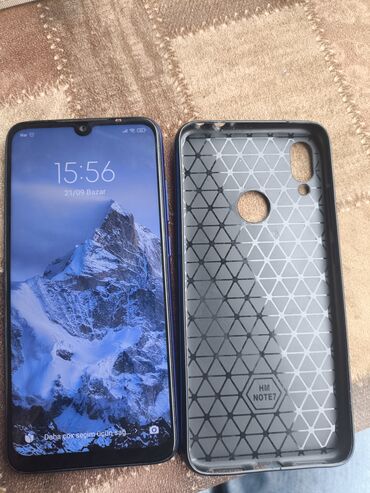 redmi not 9 ucun kabrolar: Redmi Note 7, 64 GB, rəng - Mavi, Barmaq izi