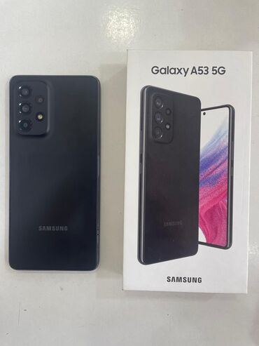 samsung galaxy s21 5g qiymeti: Samsung Galaxy A53 5G, 128 GB, rəng - Qara, Sensor, Barmaq izi, Simsiz şarj