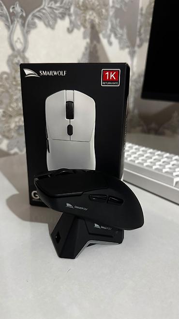 power bank samsung: Игровая беспроводная мышь SMAILWOLF m3 pro с зарядной станцией Новая — 1