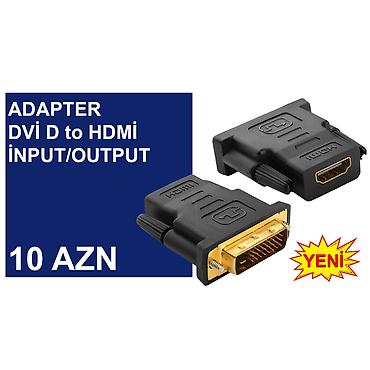 kompüter barter: DVİ Adapterlər/Konverterlər (Çeviricilər) ⭐DVİ İ (24+5) to VGA – 5 AZN — 6