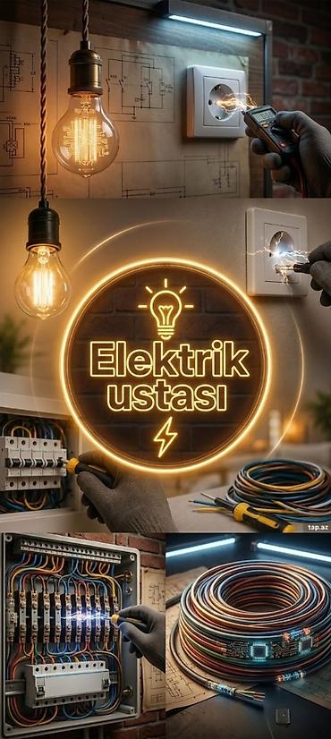 Elektrik ustası – peşəkar elektrik xidmətləri - Mənzil, ofis və