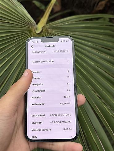 xiaomi 18 pro max: IPhone 14, 128 GB, Midnight, Face ID, Simsiz şarj — 9