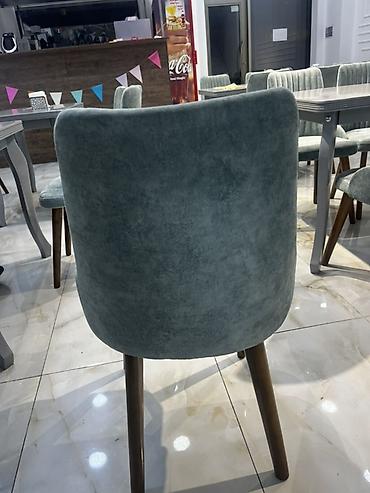 green: Məhsul: Yumşaq oturacaqlı yemək otağı/kafe stulu - Dizayn: Erqonomik — 1