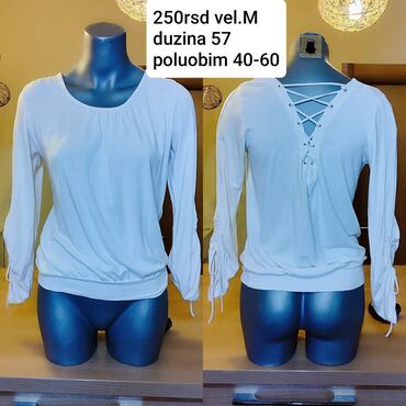 Ostala ženska odeća: Set odeće – detaljni opisi sa fotografija: 1) Prugasta unisex bluzica — 10