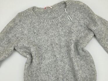 szare chinosy damskie: Sweter, 2XL, stan - Dobry