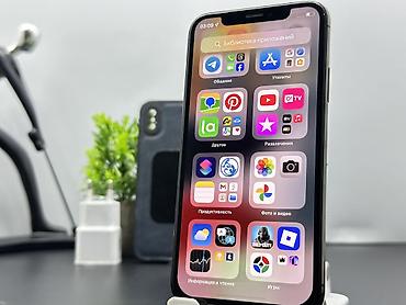 Apple iPhone: IPhone X, Б/у, 64 ГБ, Черный, Чехол, 100 % — 7