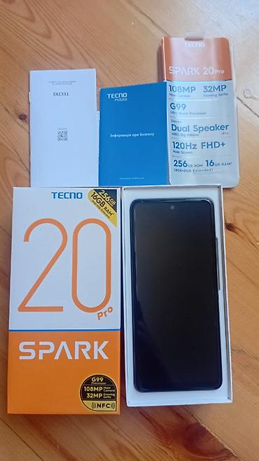 tecno spark 30 pro: Tecno Spark 20 Pro, 256 GB, Barmaq izi — 1